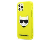 Karl Lagerfeld originalen ovitek KLHCP12MCHTRY za iphone 12 / 12 pro rumena silikonska zaščita - choupetts head Cene