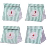Bloomingville Komplet od 4 zelene papirnate advent vrećice Cijene