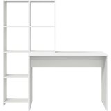  Stol s policom Bijelo 138,5 x 55 x 143 cm Konstruirano drvo | shoptok.hr