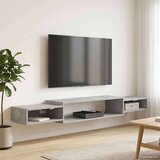 TV ormar za montažu na zid Zidna montaža Betonska siva - Betonska siva 180 cm | shoptok.hr