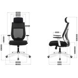  Menadžer 3.9 Crna ergonomska stolica | shoptok.hr