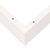  Vrtna sadilica bijela 90 x 90 x 23 cm od masivne borovine | shoptok.hr