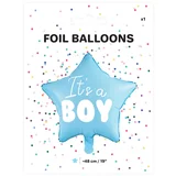 Folija Balon Dečko, Balon IT`S A BOY 48cm