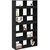 Sobna pregrada crna 100 x 33 x 187,5 cm konstruirano drvo | Eponuda.ba