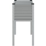  Vrtna sadilica siva 100x45x90 cm čelična | shoptok.hr