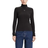 Calvin Klein Jeans Puloverji LS WOVEN LABEL TURTL LV047D203G Črna Cene