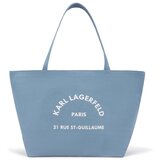 Karl Lagerfeld Nakupovalne torbe RSG CANVAS SHOPPER Modra Cene
