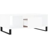  Stolić za kavu bijeli 90 x 50 x 36,5 cm od konstruiranog drva | shoptok.hr