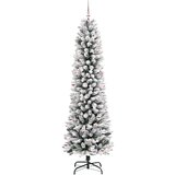  Umjetno božićno drvce s stalakom Zelena i bijela 240 cm | shoptok.hr