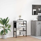  Polica Siva Sonoma 60 x 29,5 x 81 cm Konstruirano drvo | shoptok.hr