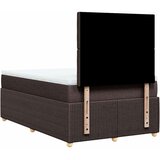  Krevet box spring s madracem tamnosmeđi 120 x 190 cm od tkanine | shoptok.hr
