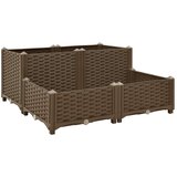  Povišena gredica 80 x 80 x 38 cm od polipropilena | shoptok.hr