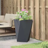 vidaXL Cvetlično korito Antracit 50 x 50 x 75 cm Jeklo | Shoptok.si