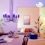  SET 2x LED RGB prigušiva sijalica Philips SMART C37 E14/4,9W/230V 2200-6500K | Eponuda.com
