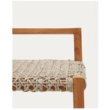 Kave Home Leseni vrtni stolček v naravni barvi Giverola - | Shoptok.si