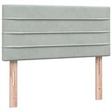 Box Spring krevet s madracem svijetlo sivi 80x210 cm baršun | shoptok.hr