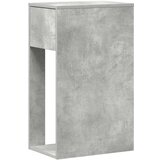 vidaXL Tower stalak za računalo s ladicom boja betona 30x44x74 cm | shoptok.hr