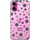 torbica silikonska print skin za iphone 16 6.3 dottie dottie gray | ePonuda.com