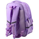 Školski ruksak sa motivom mačke i reflektirajućim elementima 20L - ljubičasti | Shoptok.si