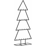  Metalno ukrasno božićno drvce crno 125 cm | shoptok.hr