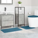  Set prostirki za kupatilo s protukliznom podlogom 3 pcs Plava | Eponuda.com