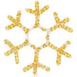  Figura božićne pahulje sa 72 LED žarulje topla bijela 38x37 cm | shoptok.hr