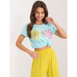 BASIC Feel Good T-shirt-RV-TS-9648.98-mint | Shoptok.si