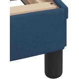  Okvir kreveta s LED-om bez madraca Plavi 140x190 cm Tkanina | shoptok.hr