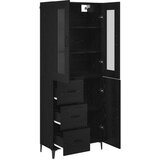  Kuhinjski ormarić Zidne Crni hrast 69 5 x 34 x 180 cm Konstruirano drvo | shoptok.hr