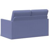  Kauč za dvoje Traper plava 130 x 81 x 82 cm Tkanina Slike