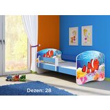 ACMA dečiji krevet ii 160x80 + dušek 6 cm BLUE28