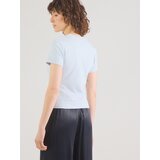 Calvin Klein Jeans Majica kraljevo modra / pastelno modra / črna / bela | Shoptok.si