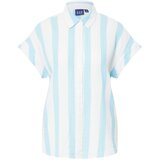 GAP Bluza 'GAUZE' svetlo modra / bela | Shoptok.si