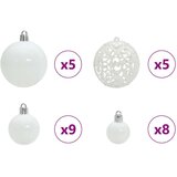 vidaXL Mršavo božićno drvce Zelena 150 cm PVC i čvrsto drvo bora | shoptok.hr