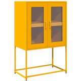 Maison Chic Komoda - Predalnik Gorčično rumena 68x39x107 cm Jeklo, (21716713) Cene
