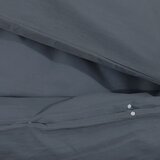  Set posteljine za poplun antracit 240x220 cm lagana mikrovlakna | shoptok.hr
