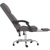  Masažni pisarniški stol sivo umetno usnje, (20669320) | Shoptok.si