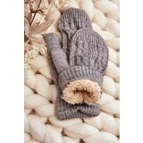Aura.via Warm Women's Single-Fingered Gray Gloves | Shoptok.si