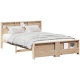  Krevetna konstrukcija Smeđa 150 x 200 cm Konstruirano drvo | shoptok.hr