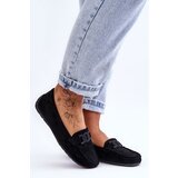 Boto Women's Stylish Suede Loafers Black Rabell | Shoptok.si