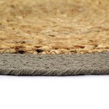  Podmetači 4 kom prirodna i siva boja 38 cm od jute i pamuka | shoptok.hr
