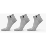 Footshop Ankle Socks 3-Pack Grey