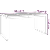  Komplet za jedilnico v vrtu 7 pcs Črna in rjava poli ratan, (5000288407) | Shoptok.si