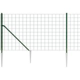  Mrežna ograja s konicami za postavitev zelena 0,8x10 m | Shoptok.si