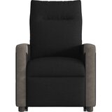  Električni masažni naslonjač na podizanje od tkanine crni | shoptok.hr