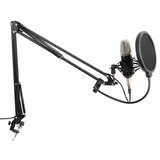 Vonyx studio set, velikomembranski mikrofon vkljucno z ramenom, pajkom,protivetrno zašcito, kablom, (20497721) | Shoptok.si