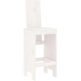 vidaXL barski stolci 2 kom bijeli 40 x 42 x 120 cm od masivne borovine | shoptok.hr