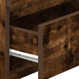 Noćni ormarići 2 kom s 2 ladice dimljeni hrast 40x33x60 cm | shoptok.hr