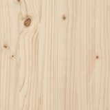 vidaXL Blagovaonski stol X-oblika 80x50x75 cm od borovine i željeza | shoptok.hr