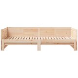  Krevet za povlačenje za dan Smeđa 203,5 x 184 x 56,5 cm | shoptok.hr